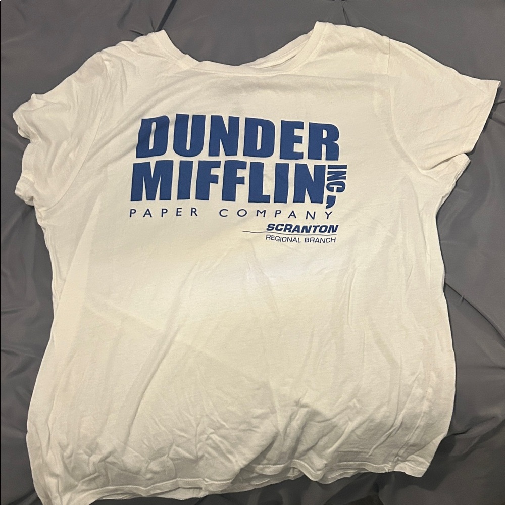 White Dunder Mifflin T-Shirt